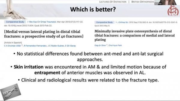 Pilon Fractures - 1 - BOFAS Lectures of Distinction