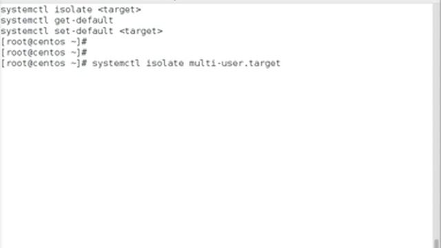 Changing target mode, default target mode, etc. with systemctl on RHEL/CentOS смотреть онлайн