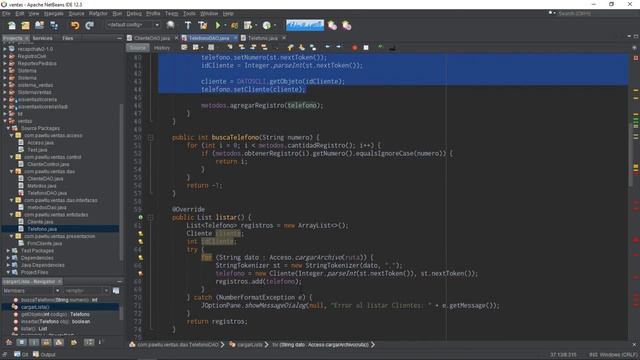 Punto de Venta en Java y Apache NetBeans: Teléfono DAO #Data Access Object смотреть онлайн
