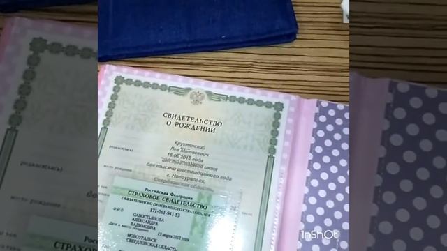 Папка для первых документов. В технике скрапбукинг смотреть онлайн