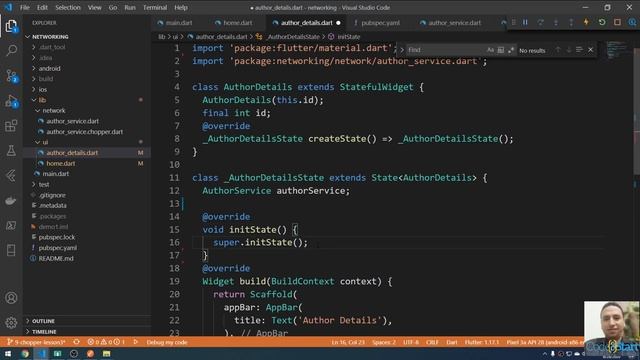 81-Flutter Networking - chopper - Fetch data or resource from the internet by id (Arabic) смотреть онлайн