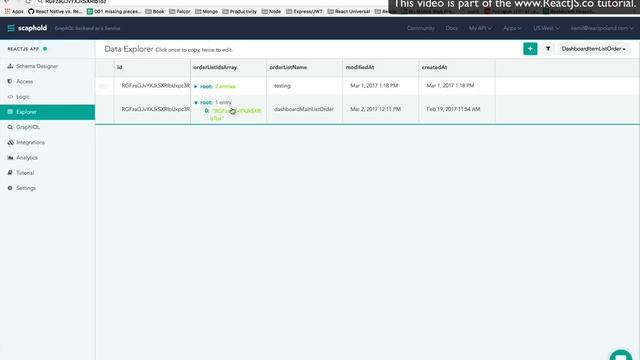 [www.ReactJS.co tutorial] getting order lists prepared in the scaphold io смотреть онлайн