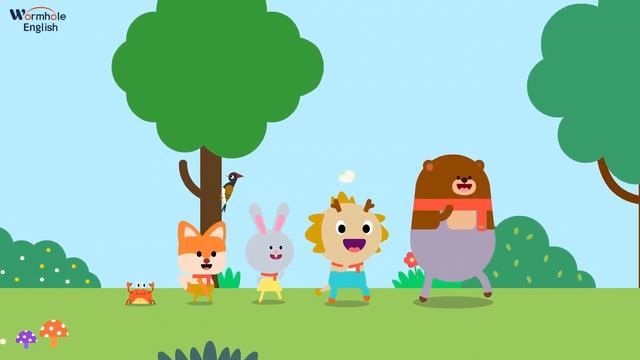 Let's Go Outside! ♫ _ Let's Play _ Wormhole English Music For Kids смотреть онлайн