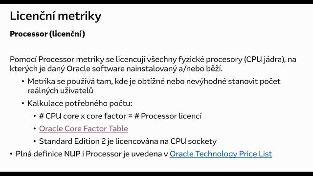 Základy licencování Oracle software смотреть онлайн