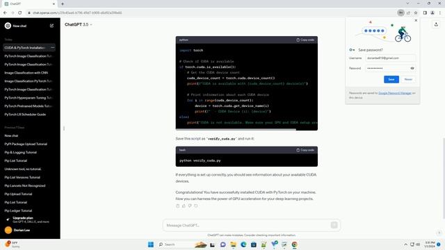 install cuda with pytorch смотреть онлайн