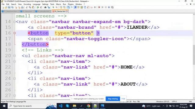 BOOTSTRAP 4 CLASS 6 BATCH 3PM смотреть онлайн