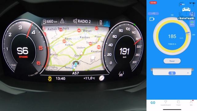 2019 AUDI A6 50 TDI ACCELERATION & TOP SPEED 0-264km/h LAUNCH CONTROL by AutoTopNL смотреть онлайн