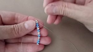 Earrings. Серьги-ромбы из бисера