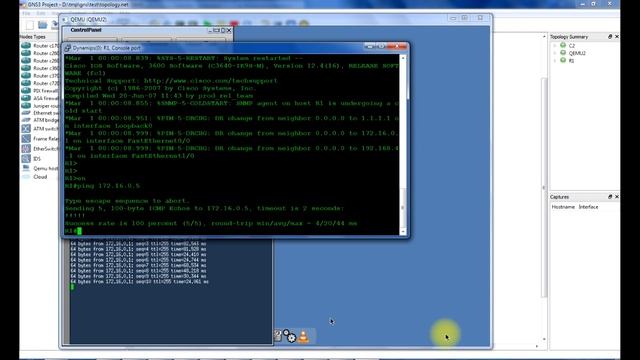 СДСМ. Тестовый стенд для мультикаст в GNS3