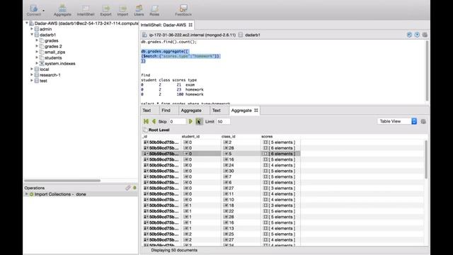 MongoDB Aggregation смотреть онлайн