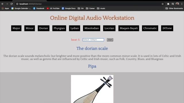 Online Daw Demo 2 (React, Tone.js) смотреть онлайн