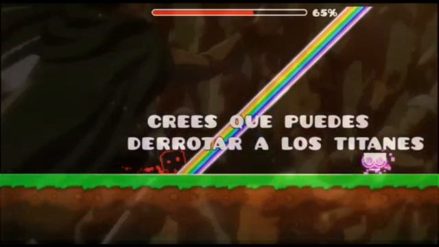 Geometry Dash уровень - ATAQUE A LOS TITANES смотреть онлайн