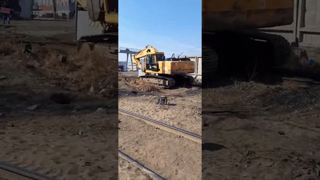 Работа на экскаваторе 3 езда по железной дороге смотреть онлайн