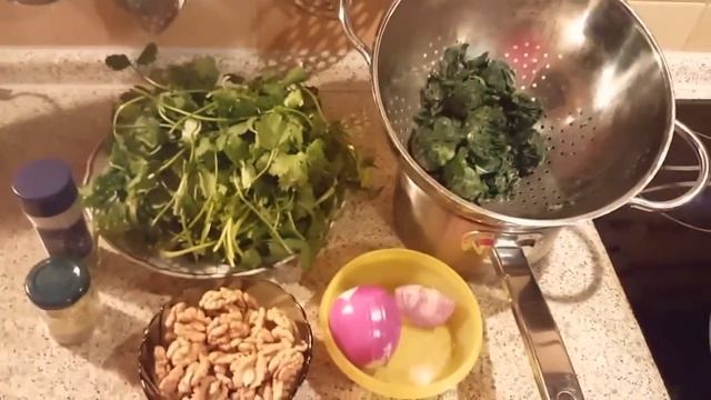 Пхали из шпината и зелени кинзы| Вкусное ,постное блюдо Грузинской кухни смотреть онлайн