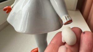 Реставрация фарфора в домашних условиях | Вторая жизнь статуэтки Девочка на коньках