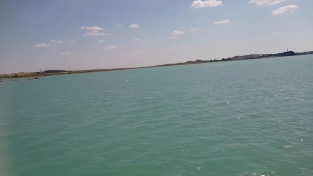 На корабле по озеру Балхаш