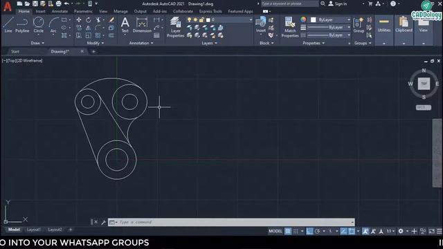 S01E07P DRAWING PRACTICE IN AUTODESK AUTOCAD 2021. смотреть онлайн