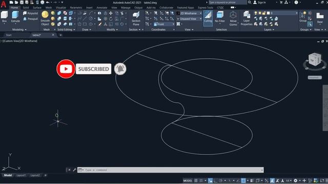 AutoCAD 2021 3D Modelling Tutorial For Beginners - Step By Step !! смотреть онлайн