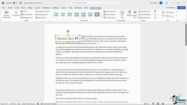 How to Wrap Text in Microsoft Word смотреть онлайн