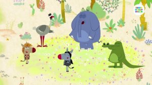 Зебра в клеточку -  14 серия. Мостик - Союзмультфильм HD