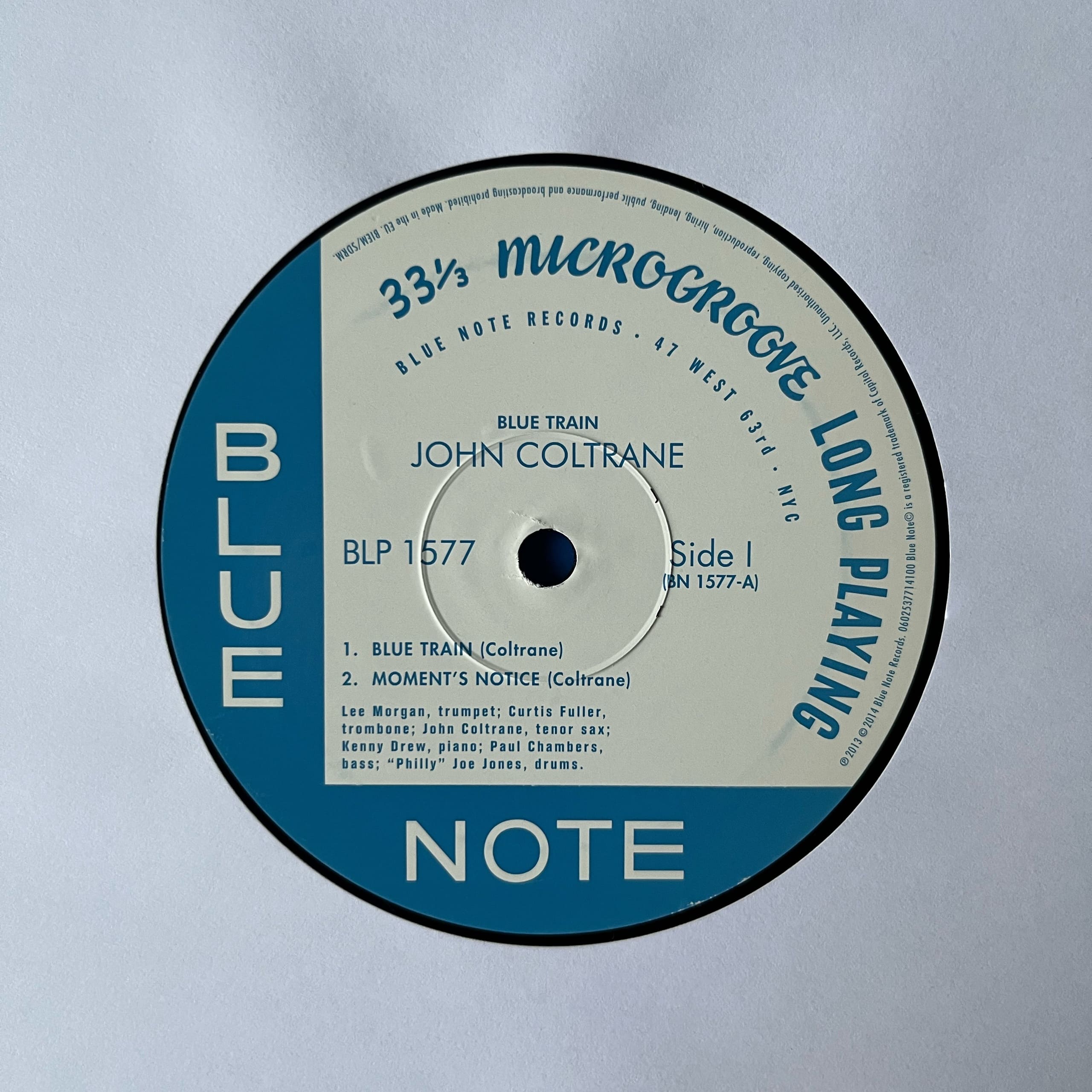BLUE TRAIN - JOHN COLTRANE (side 1) смотреть онлайн