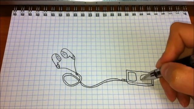 Простые рисунки #127 Плеер музыка= смотреть онлайн