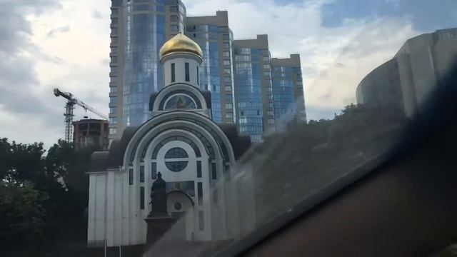 43 градуса жары!Катаемся и гуляем!смотрим строительство футбольного поля чемпионата мира 2018! смотреть онлайн