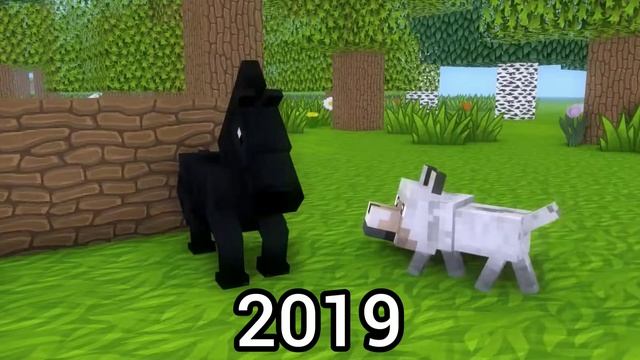 Evolution of Wolf in Minecraft смотреть онлайн