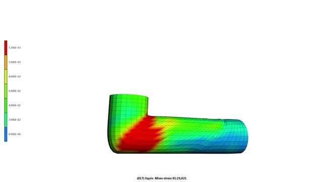 FEM simulation of equal channel angular pressing of a cylindrical billet смотреть онлайн