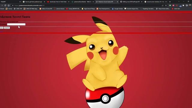 Pokemon Secret Santa (TYPE IN "node pokemonServer {insert port number}" TO RUN AND "stop" TO STOP) смотреть онлайн
