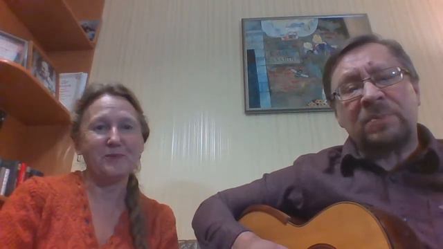 Дуэт "Два берега" (Сергей Сушков, Наталья Покаржевская) -- Юрий Визбор, Воскресенье в Москве смотреть онлайн