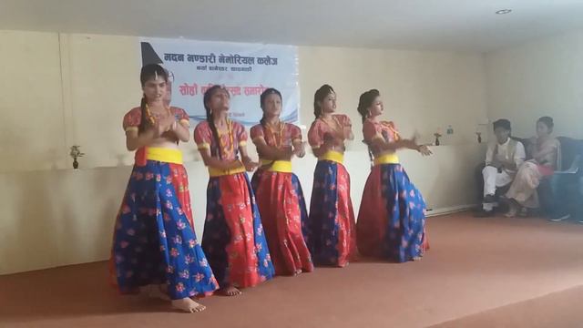 what a dance by student in madan BhandarI memorial college смотреть онлайн