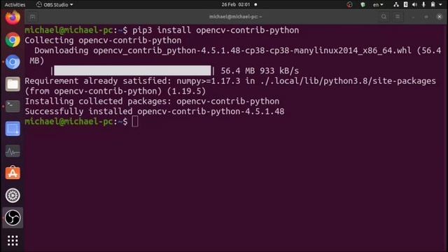 How to install opencv/caer in Python on Ubuntu 20.04 смотреть онлайн
