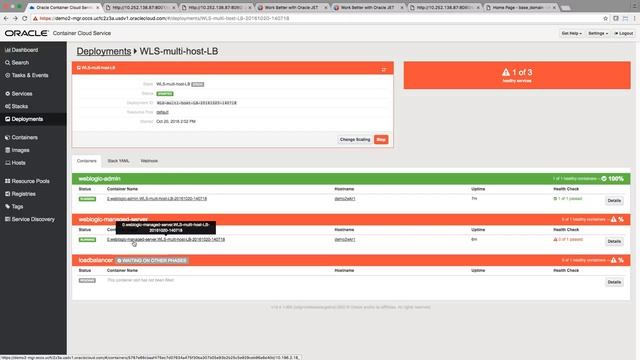 WebLogic on Docker with Oracle Container Cloud Service смотреть онлайн