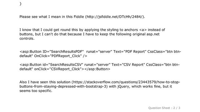 HTML : Stop Bootstrap group buttons to stay focused смотреть онлайн