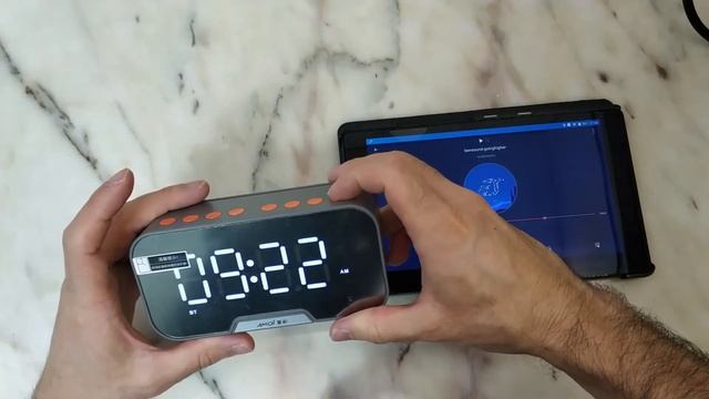 AMOI G5 Bluetooth Speaker Portable Alarm Clock Radio - Grey - www.banggood.com смотреть онлайн