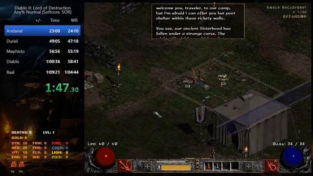 Diablo II: LoD - Uninterruptive dialogue bug смотреть онлайн