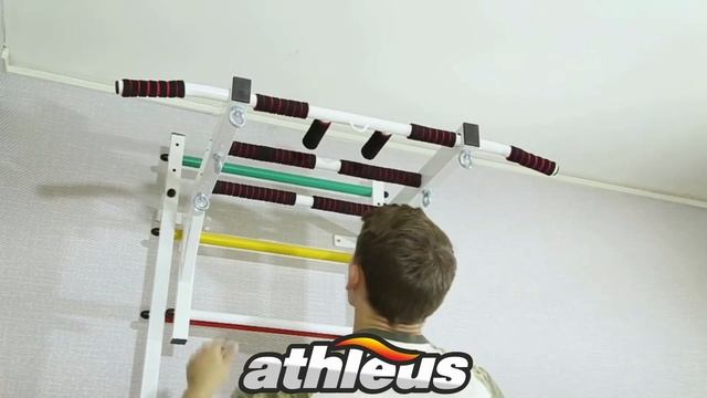 Примеры упражнений на турнике-рукоходе, установленном на шведскую стенку Athleus смотреть онлайн