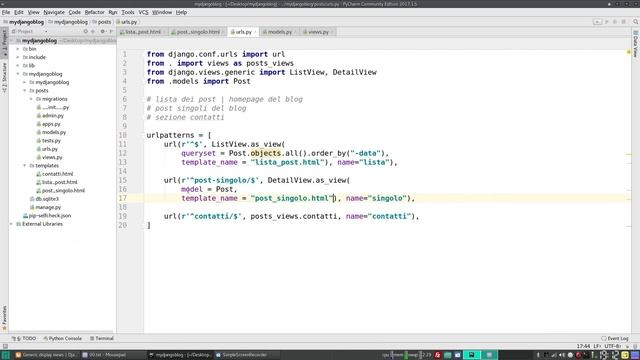 Sviluppo Web con Python, Django 1.11 e Bootstrap 3.3.7 - 008: Post Singoli - Django Italiano смотреть онлайн