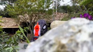 TEAM SPIDER-MAN vs BAD GUY TEAM In Real Life || Rescue SPIDER-MAN RED ??? ( Action, Funny )