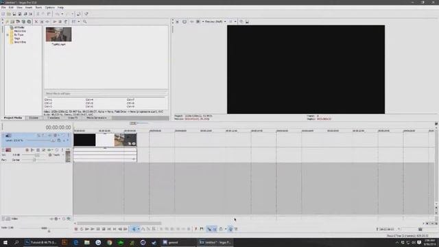 Sony Vegas + Photoshop - Text Effect tutorial смотреть онлайн