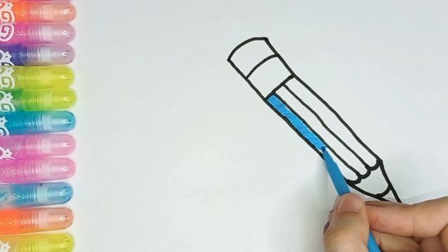 Easy to draw PENCIL ✏️✏️✏️ | Coloring | Легко рисовать КАРАНДАШ | Раскраски смотреть онлайн