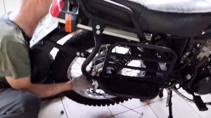 Мотоленд Форестер 200 лайт. Цепь слетает. Муки поиска причины.