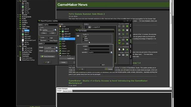 GameMaker Studio: Adventure tutorial 6 Keys & Locks - Using Variables смотреть онлайн
