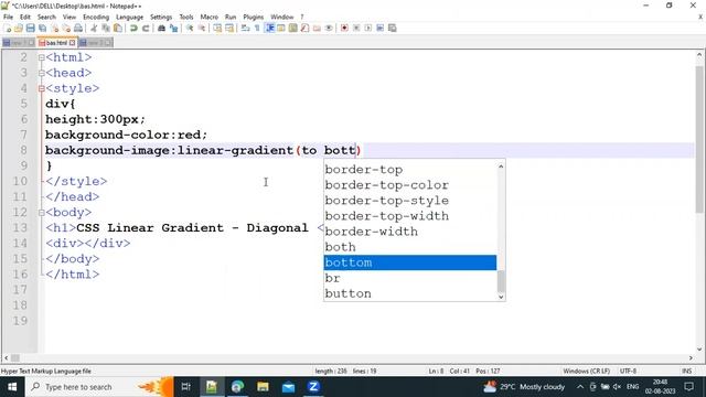CSS Linear Gradient - Diagonal смотреть онлайн