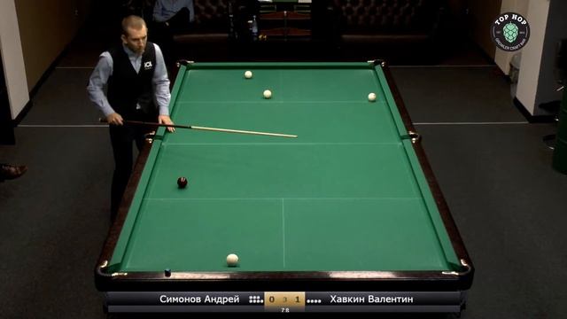 СИМОНОВ АНДРЕЙ v ХАВКИН ВАЛЕНТИН | БИЛЬЯРДНАЯ 1 | СТОЛ 5 смотреть онлайн