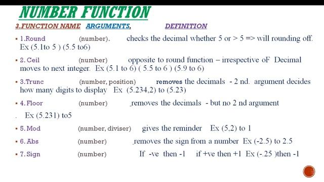 6 SINGLE ROW FUNCTION /ORACLE -SQL/ IN TAMIL смотреть онлайн