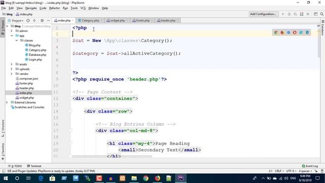 Part-29 ( front page mastraing and show active category in front page ) смотреть онлайн