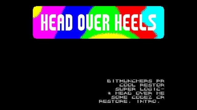 Head Over Heels Crack Intro - Bitmunchers [#zx spectrum] смотреть онлайн