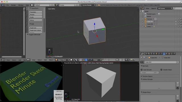 Controlling the 3d Viewport in Blender смотреть онлайн